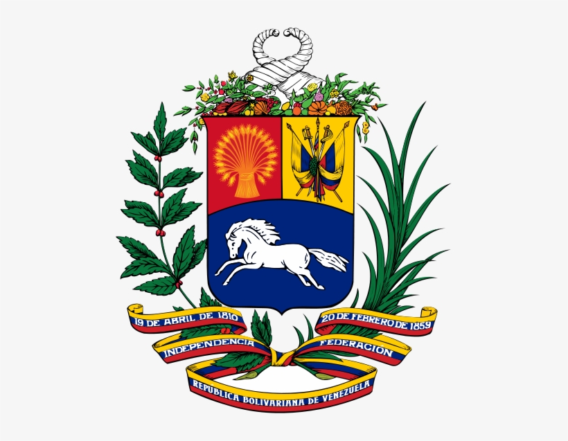 Gloria Al Bravo Pueblo Glory To The Brave People - Venezuela Coat Of Arms, transparent png download