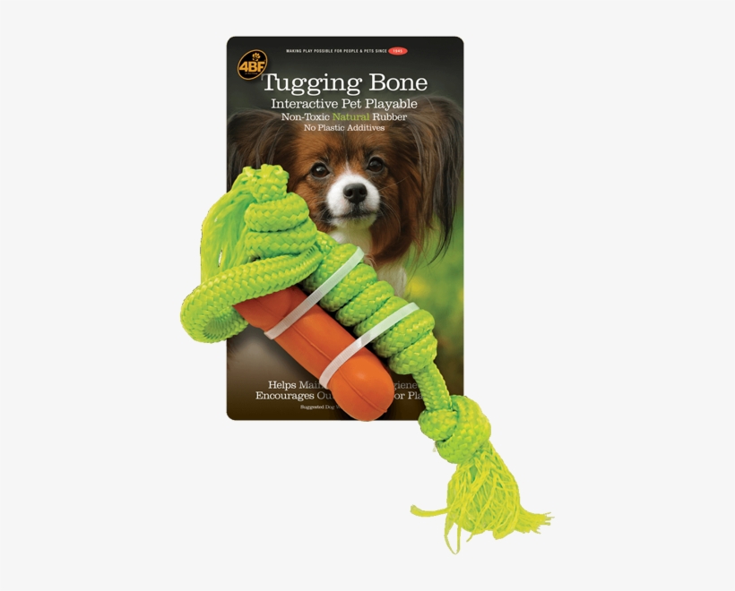 Check Out Our Tug Of War Dog Toy Here - 4bf Tugging Bone Green, transparent png download