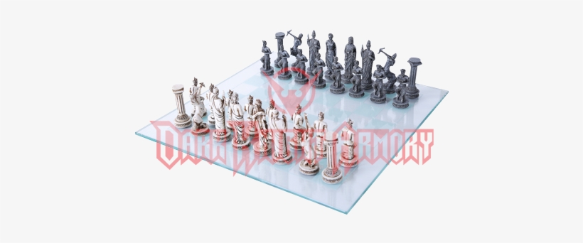 Dark Knight Armoury - Greek Mythology Chess Set, transparent png download