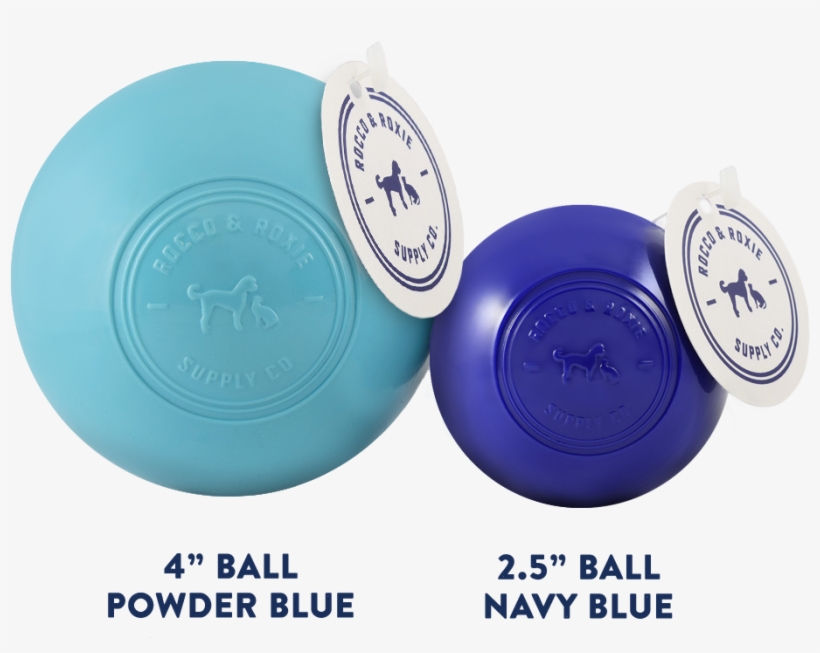 Nearly Indestructible Dog Toy Ball - Rocco & Roxie Bpa-free Dog Toy Ball 2.5-inch Navy, transparent png download