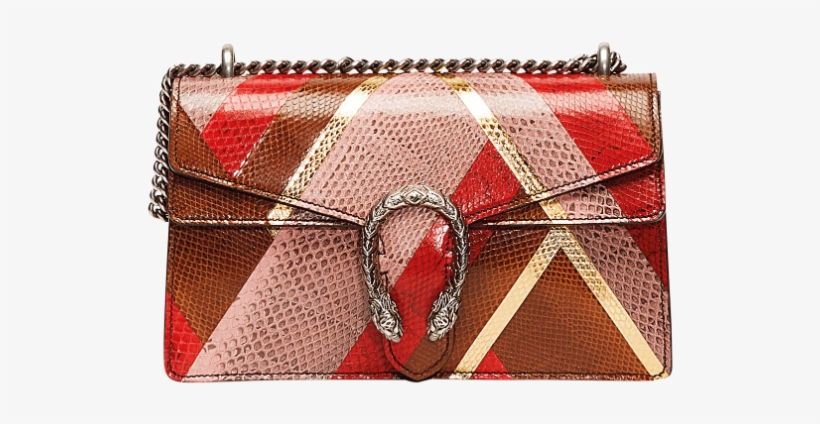 Leather With Brass Buckle From Gucci - Handbag, transparent png download