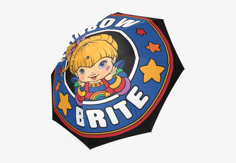 Rainbow Brite Windproof Foldable Umbrella, transparent png download