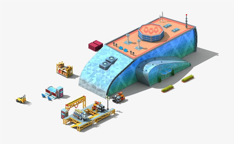 Interstellar Liner Engine Plant Initial - Scale Model, transparent png download
