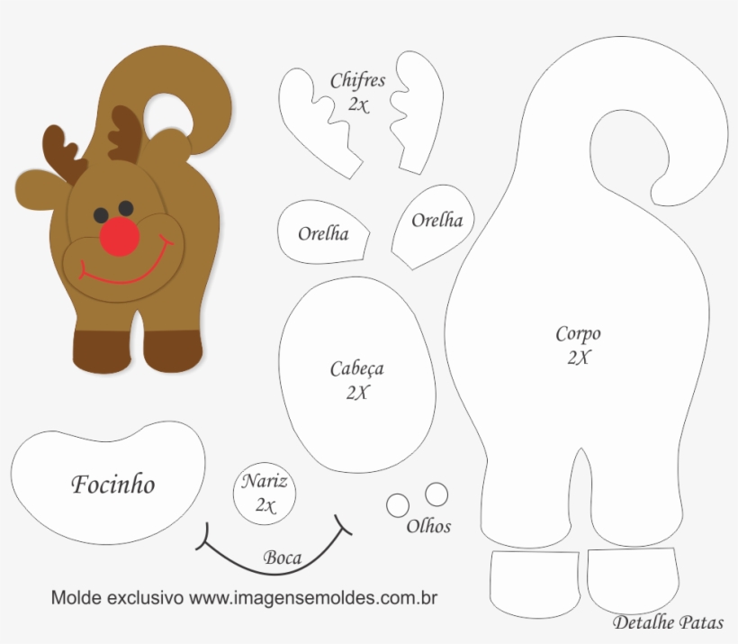 Molde De Orelha De Rena, transparent png download