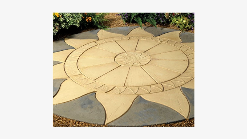 Kelkay Sunflare Circle Kit - Real Paving Company Sun Circle Kit 2.56m, transparent png download