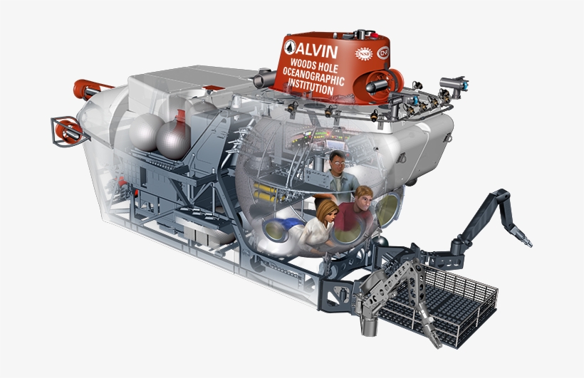 This Artist's Rendition Of The Newly Upgraded Alvin - Deep Sea Submarine Alvin, transparent png download