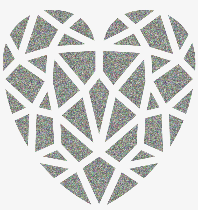 Heart Noise Vhs Glitch Geometric - Modern Poet: Poems And Quotes [book], transparent png download