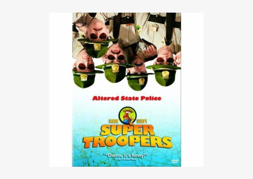 Auction - Super Troopers (dvd, 2006), transparent png download