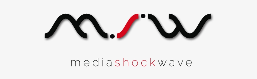 Logo Design For Media Shock Wave Brand - Plot, transparent png download