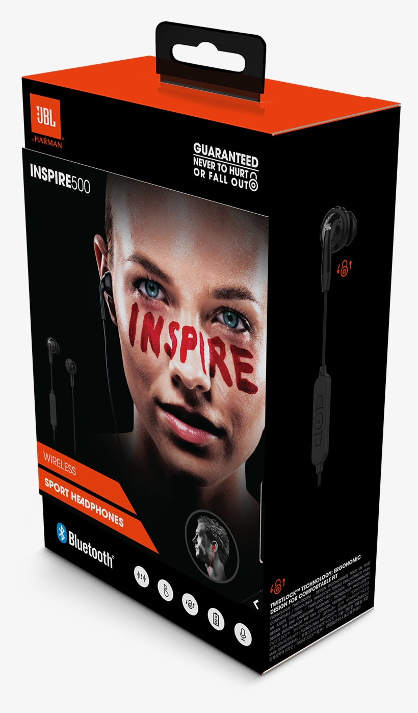 Handleidingen En Downloads - Jbl Inspire 300 Sport Headphones, transparent png download