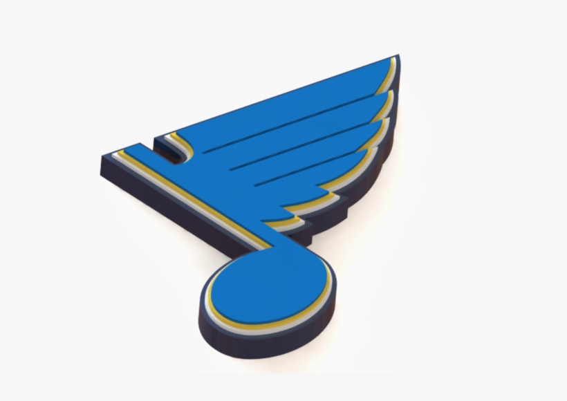 Stlouis Blues Logo 3d Print - 3d Printing, transparent png download