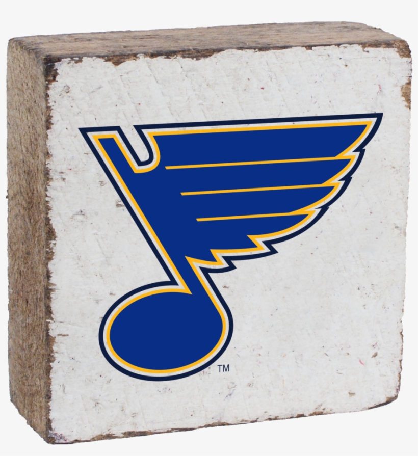 Louis Blues Rustic Block - St Louis Blues Logo Png, transparent png download