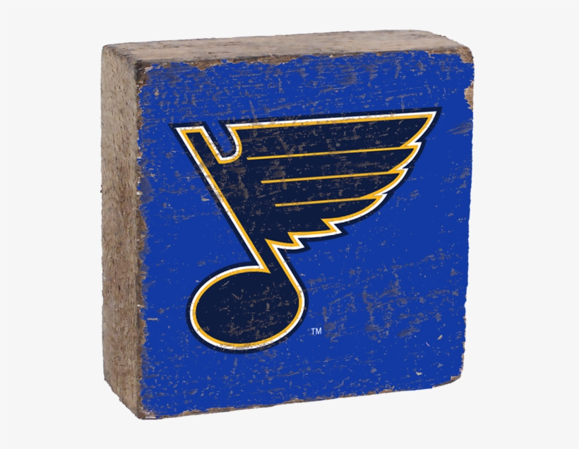 Louis Blues Rustic Block - St Louis Blues Facebook Cover, transparent png download