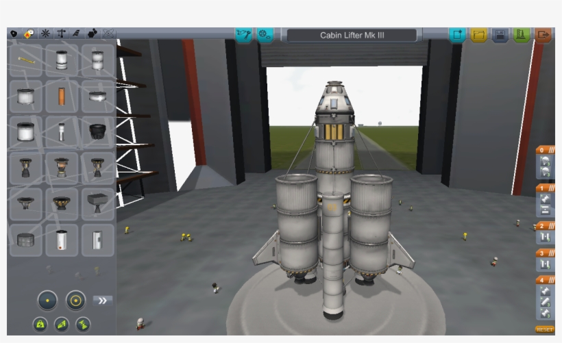 Orbital Lifter In The Vehicle Assembly Building - Ksp Vehicle Assembly Building, transparent png download
