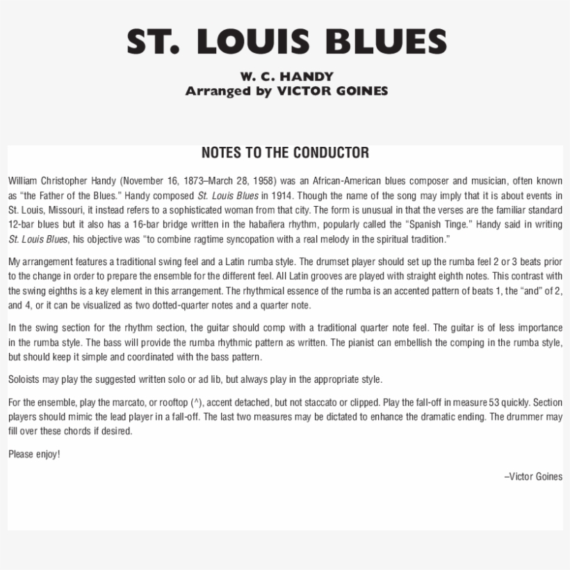 Saint Louis Blues Thumbnail - Blues Go Marching In St Louis Blues, transparent png download