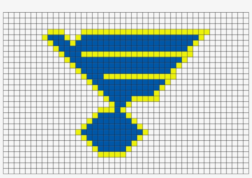 Louis Blues Pixel Art From Brikbook - Pixel Art Super Heros, transparent png download