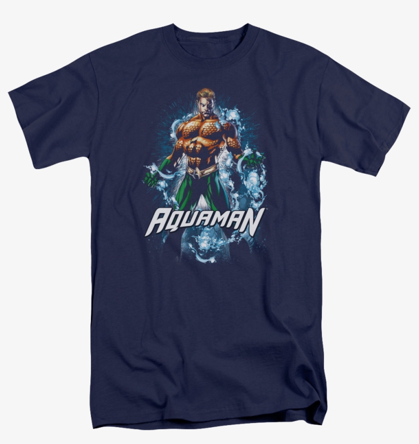 Justice League Water Powers Mens Big And Tall Shirt, transparent png download