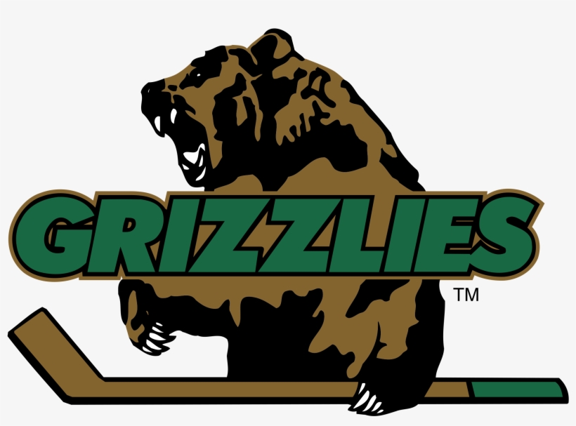 Utah Grizzlies Logo Png Transparent - Utah Grizzlies Hockey Logo, transparent png download