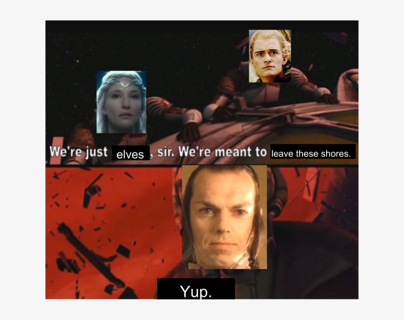 Lord Elrond, Of The Jedi Orderelves - Animation, transparent png download