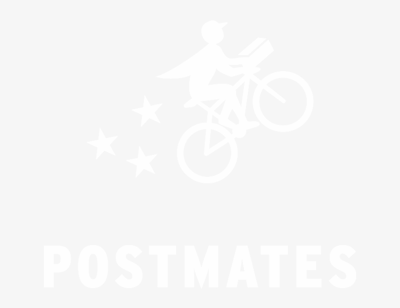 We Deliver With Postmates, transparent png download