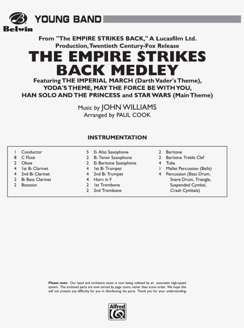 Empire Strikes Back Thumbnail - Pink Panther Band Score, transparent png download