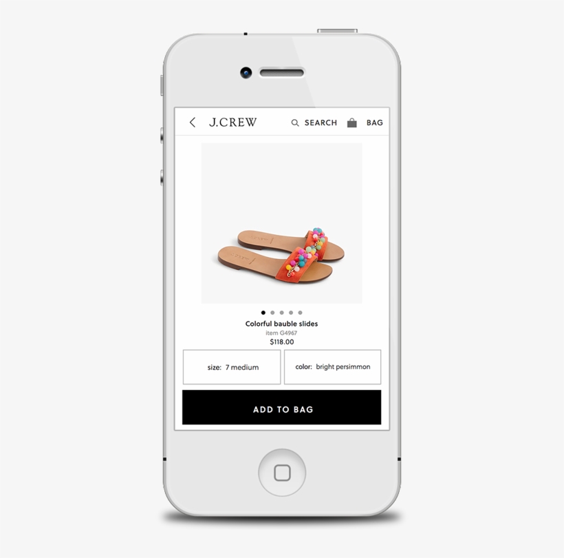 Jcrew Mobile App - Smartphone, transparent png download