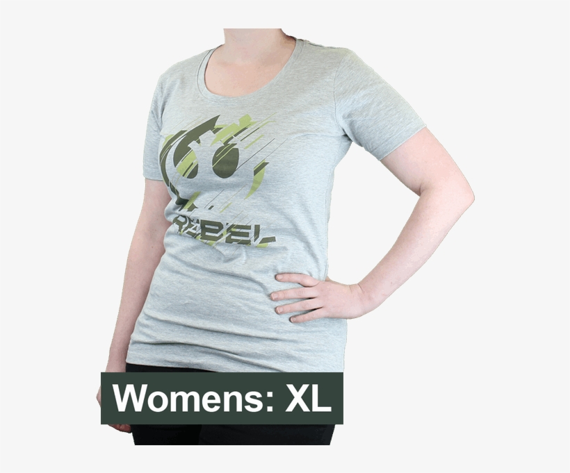 Rebel Logo Women's T-shirt - Girl, transparent png download