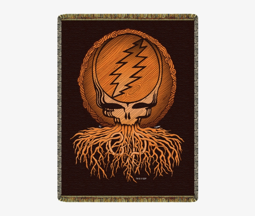 A Woven Cotton Blanket With A Wood Grain Grateful Dead - Evening With Friends Tapestry Throw By Terry Redlin, transparent png download