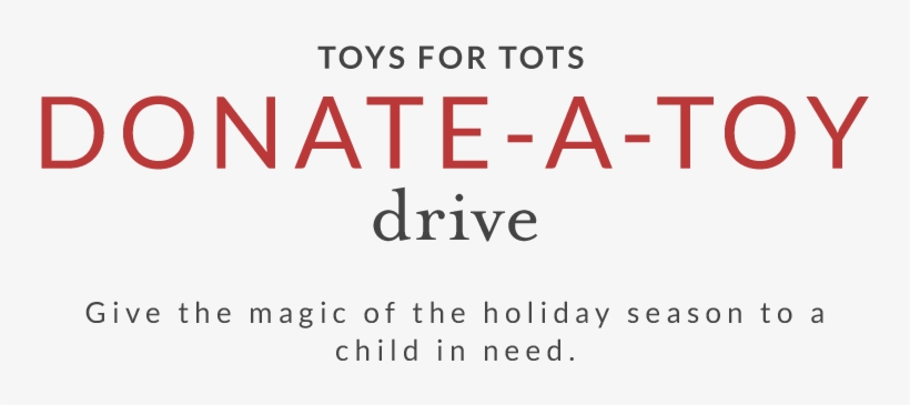 Toys For Tots At Suburban Sit - Toy, transparent png download