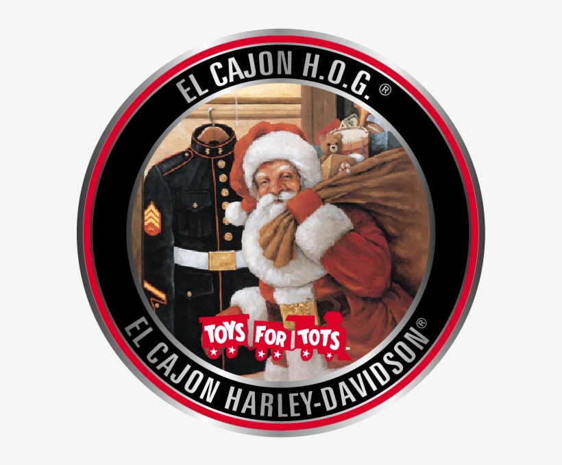 El Cajon Harley - 2017 Toys For Tots, transparent png download