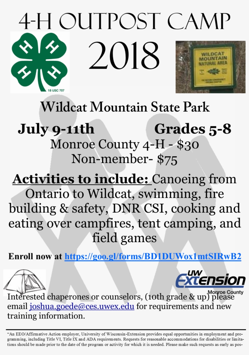 4-h Camps - 4 H Clover, transparent png download