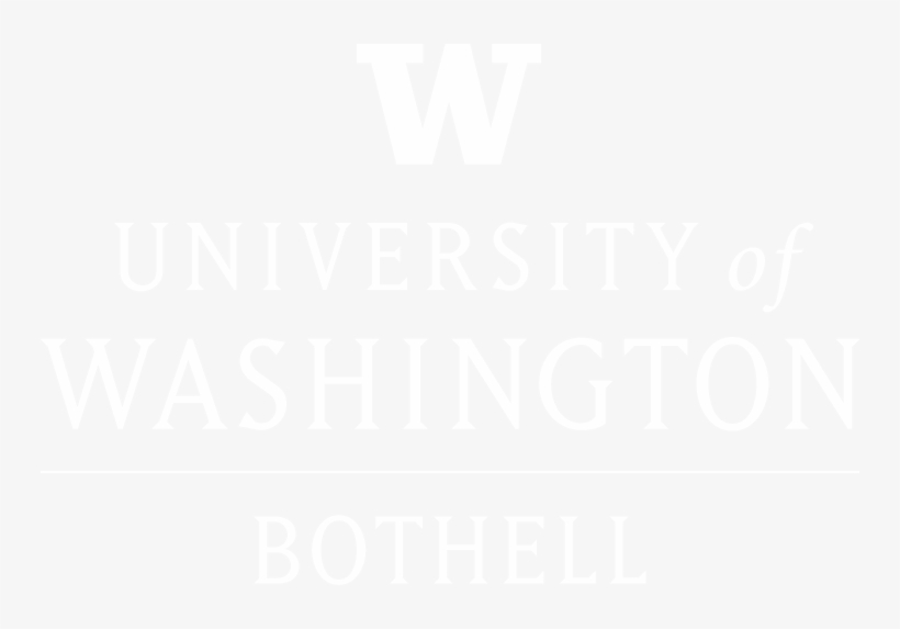White Stacked Signature - University Of Washington Logo Gold, transparent png download