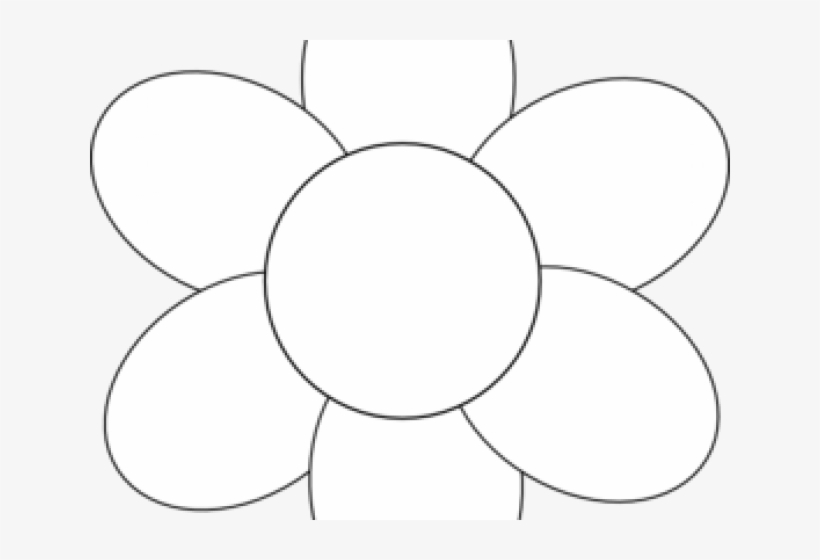 Blank Flower Cliparts - Circle, transparent png download