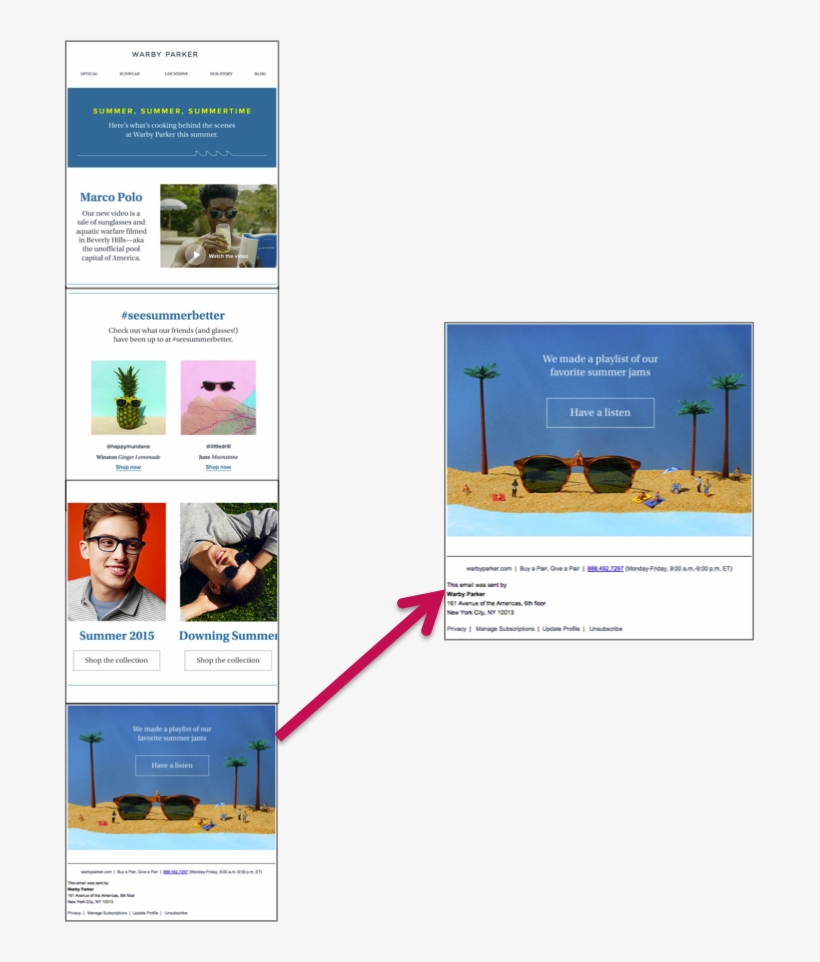 Warby Parker Used Spotify For Content Marketing - Marketing, transparent png download