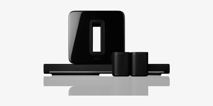 Sonos Bundle - Sonos 5.1 Surround Sound Package With Playbar, transparent png download