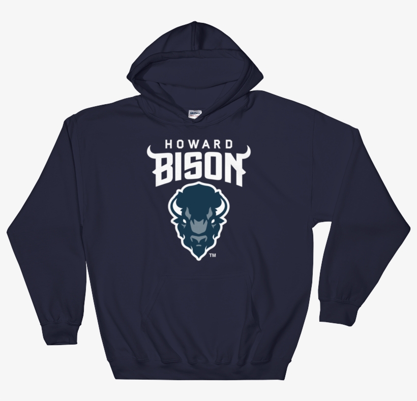 Howard University Bison Logo Pullover Hoodie - Howard Bison Fight Song Canvas Wall Art, transparent png download