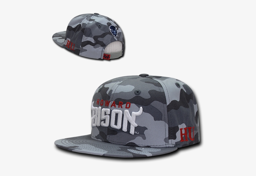 Ncaa Howard University Bison Camo Camouflage Snapback, transparent png download