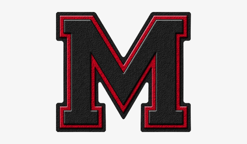 Clip Arts Related To - Red And Black M, transparent png download