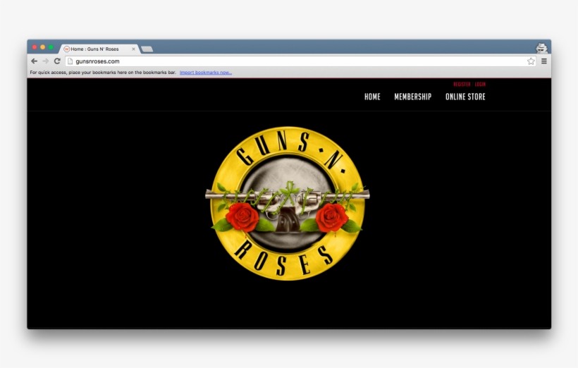 Guns N' Roses - Guns N Roses Profile, transparent png download