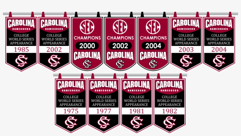 Gamecock Baseball Banners - South Carolina Baseball Hats, transparent png download