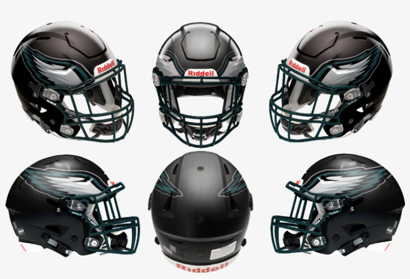 5961bf49b1563 Eagles3speedflex6view - Philadelphia Eagles Concept Helmet, transparent png download