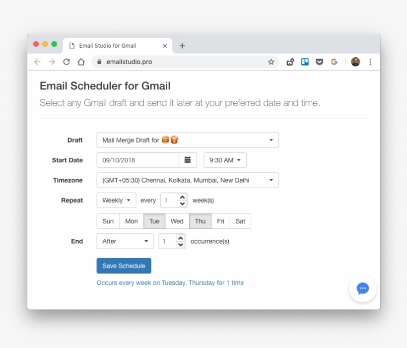 The Email Scheduler Window Presents A List Of All Your - Email, transparent png download