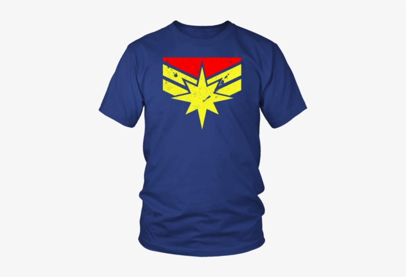 Captain Marvel Logo - Feminist Shirt Women, Why Be Racist Sexist Homophobic, transparent png download