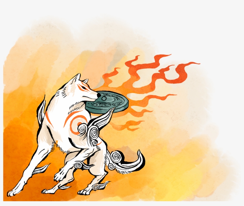 Okami - Okami Amaterasu, transparent png download