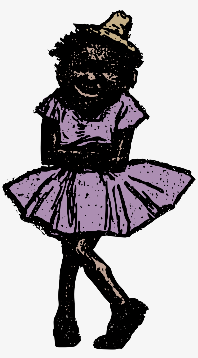 This Free Icons Png Design Of African American Girl, transparent png download