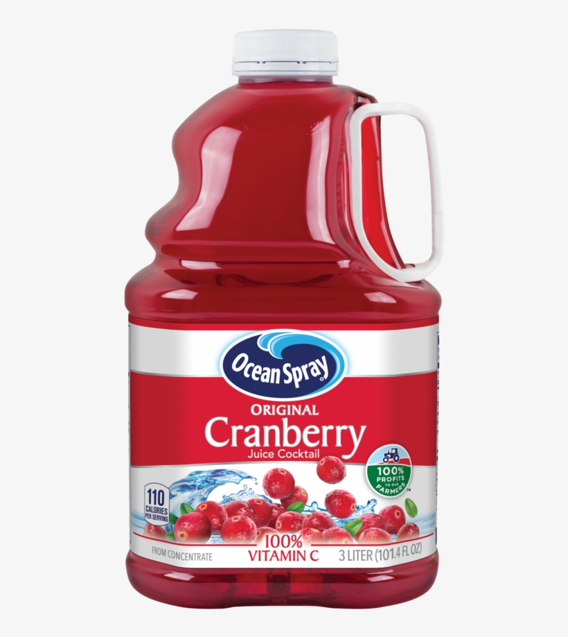 Ocean Spray Juice Cocktail, Cranberry, - Ocean Spray Cran Apple, transparent png download
