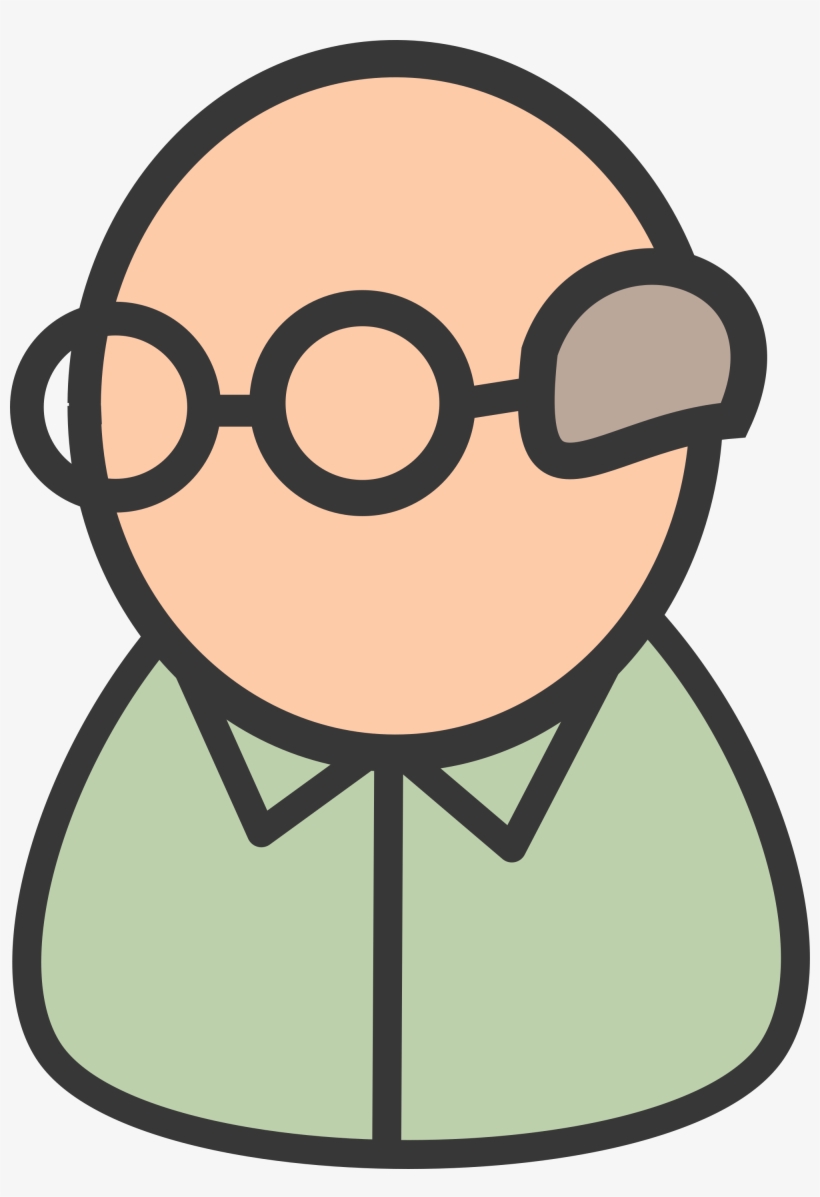Icon Art Old Man Clipart - Elder Clipart, transparent png download