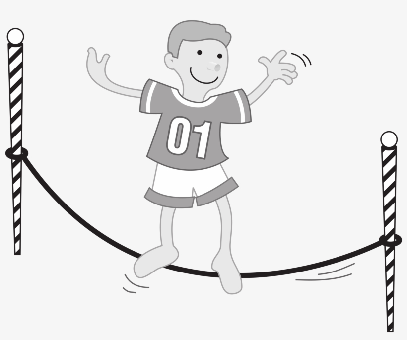 Big Image - Slackline Kinder Clipart, transparent png download
