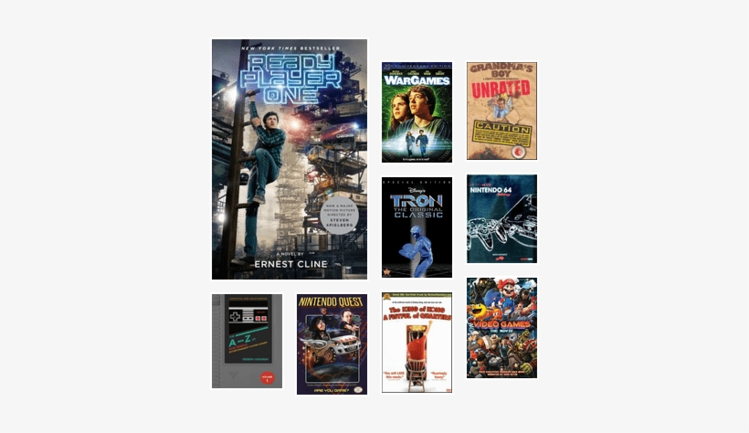 Ready Player One - Pop Culture Graphics Video Games: The Movie 11x17 Movie, transparent png download