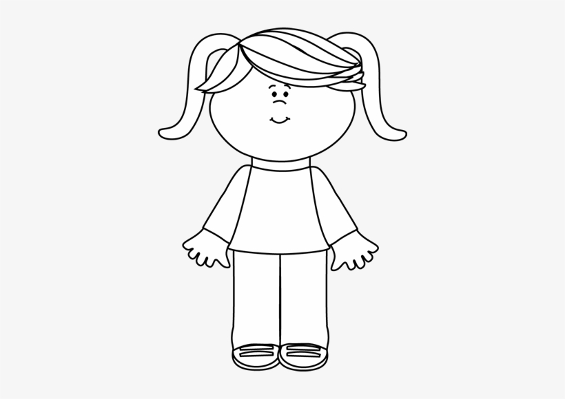 Black And White Cute Little Clip Art - Woman Doctor Doctor Clipart Black And White, transparent png download